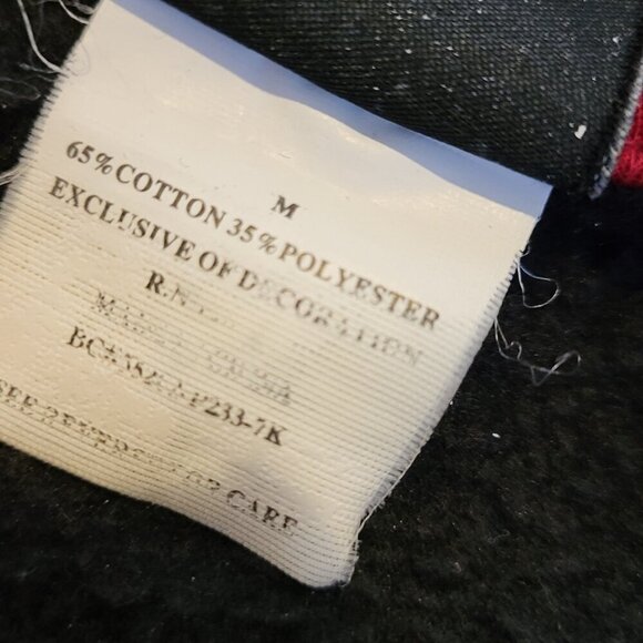 Harry Potter Men’s Hoodie Hogwarts Embroidered Full Zip Medium Universal Studios - Picture 6 of 12